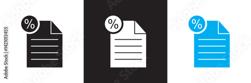 Loan and Credit  icon. Mortgage, credit rating, calculator  icon. Vector for websites, mobile interfaces, presentations, banner, visual branding etc. Vector illustration. EPS 10