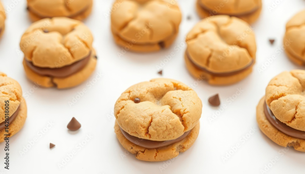 Small, filled cookies Small, filled cookies