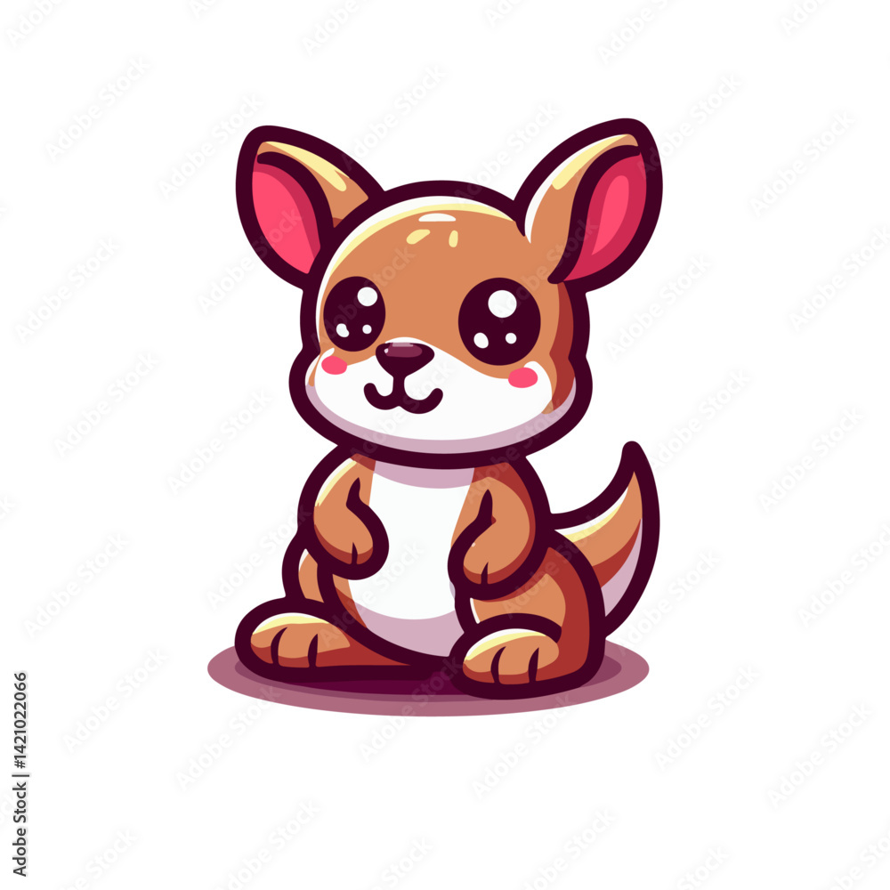 flat vector logo of a kangaroo , kangaroo vector flat vector logo of a kangaroo , kangaroo vector