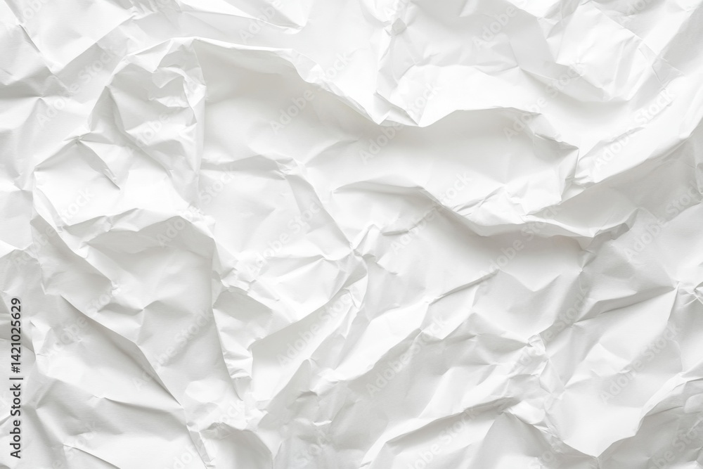 Crumpled white paper texture (1) Crumpled white paper texture (1)