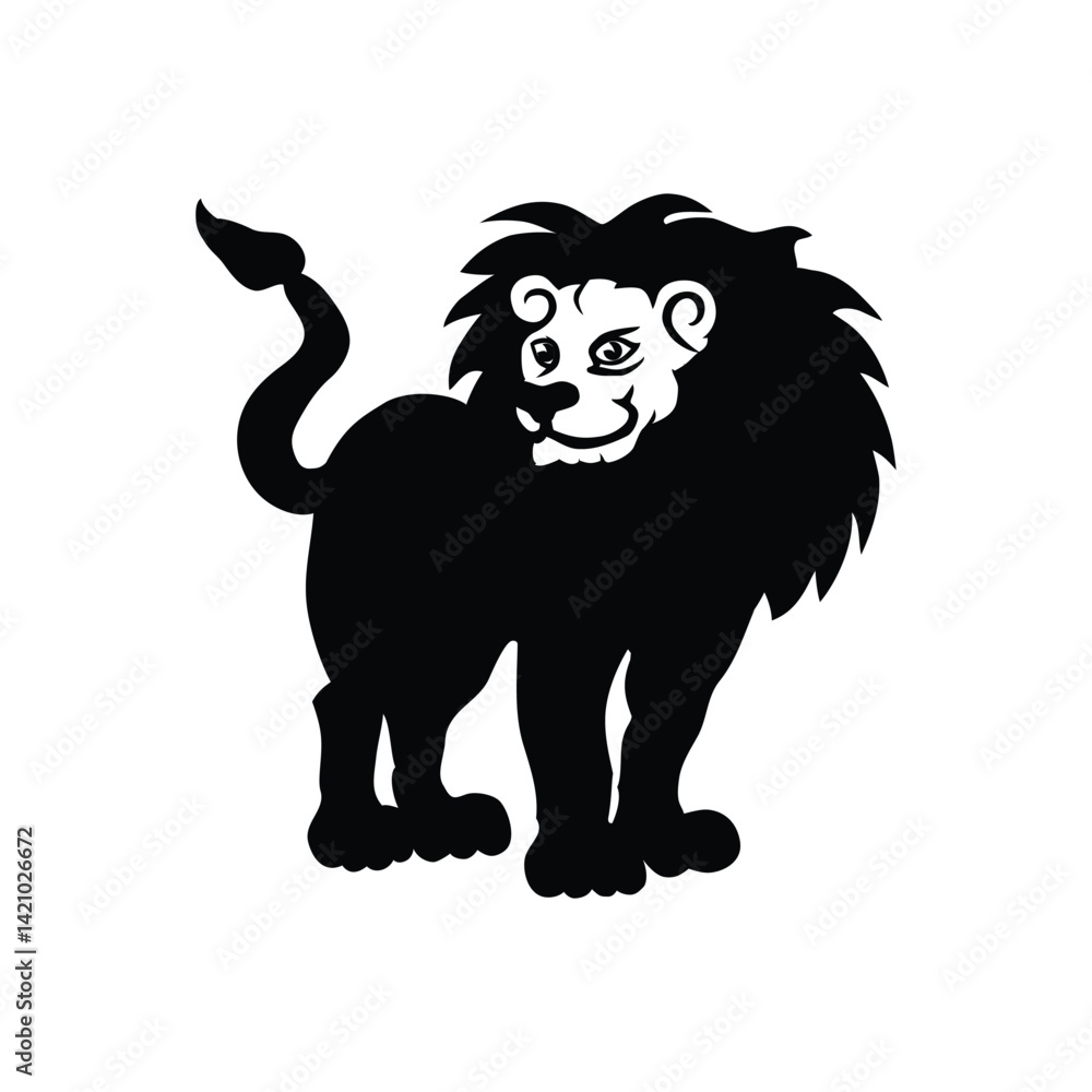 Fototapeta premium lion vector illustration