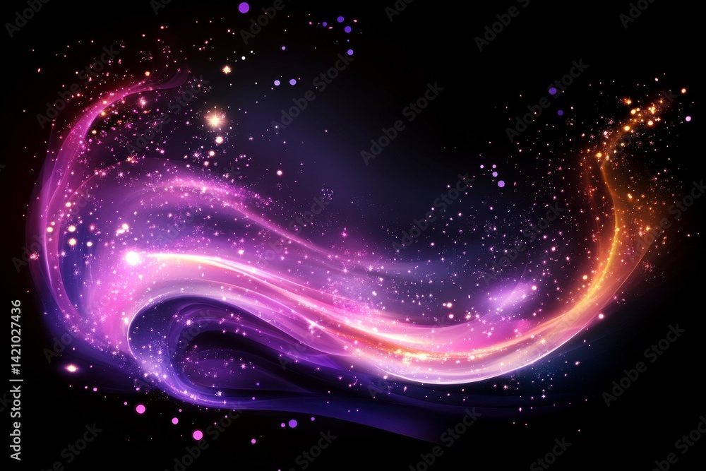 Fototapeta premium Abstract swirling light display