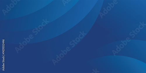 Abstract blue color background. Dynamic shapes composition. Vector illustration