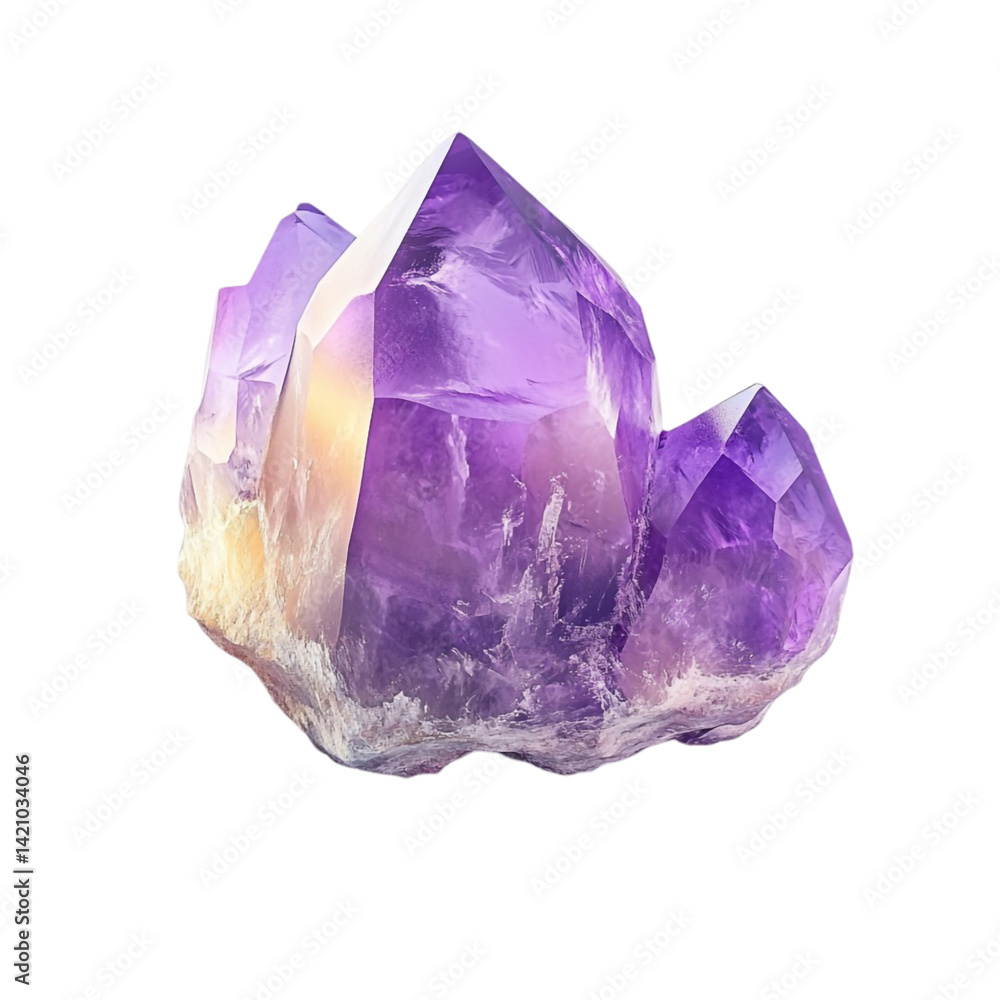 Amethyst crystal cluster natural purple gemstone mineral specimen Amethyst crystal cluster natural purple gemstone mineral specimen