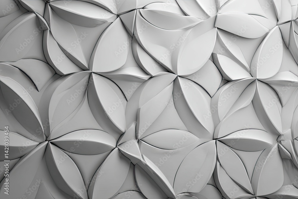 Abstract floral pattern wall Abstract floral pattern wall