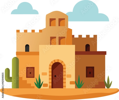 Desert adobe home