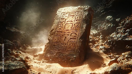 Ancient Egyptian stone tablet unearthed in desert