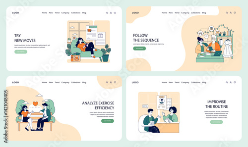 Milestone. Flat Vector Illustration