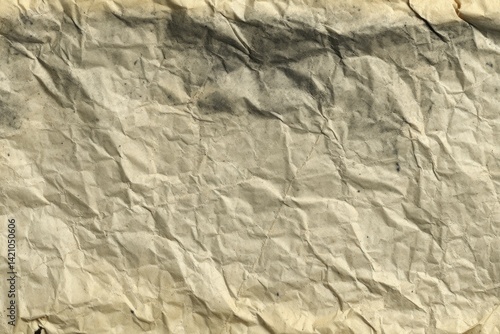 Obraz na płótnie Aged, crumpled paper texture w salonie