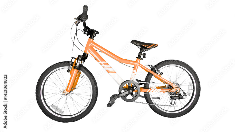 Silhouette of a bicycle on a transparent background with vintage and retro style. Silhouette of a bicycle on a transparent background with vintage and retro style.