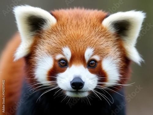 Red panda, close-up.