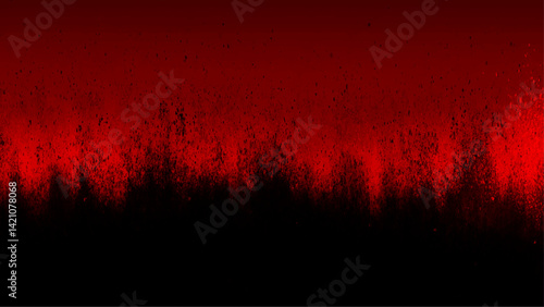 Deep red and black gradient background, evoking a dramatic and intense atmosphere. Red background, Christmas or holiday color with grunge texture in old vintage background design,  wall texture cem