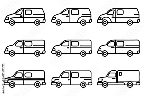 Tempest Cargo Van Collection in White Background