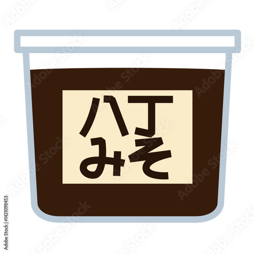 シンプルな八丁味噌のアイコン