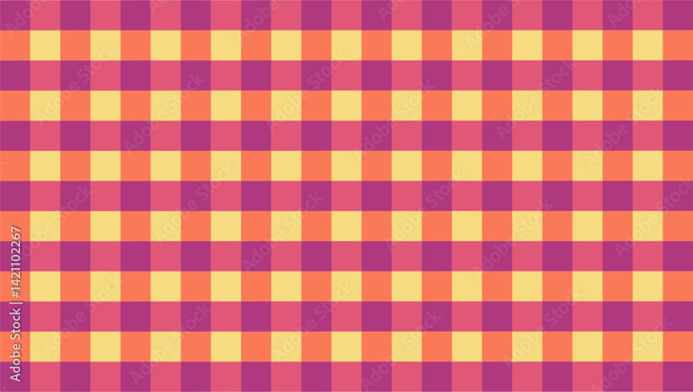 Gingham wallpaper offers a blend of charm and serenity for soft sunset-themed backgrounds. Gingham wallpaper offers a blend of charm and serenity for soft sunset-themed backgrounds.