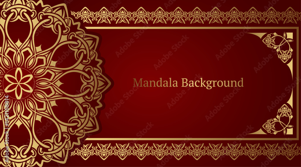 Luxury mandala background, round decoration Luxury mandala background, round decoration