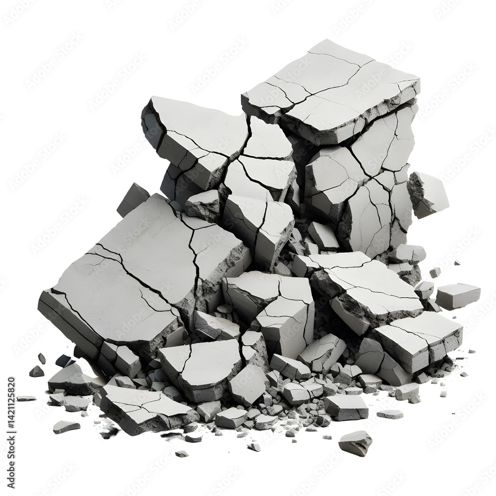 Cement Rubble Texture Background Isolated PNG Transparent Background Cement Rubble Texture Background Isolated PNG Transparent Background