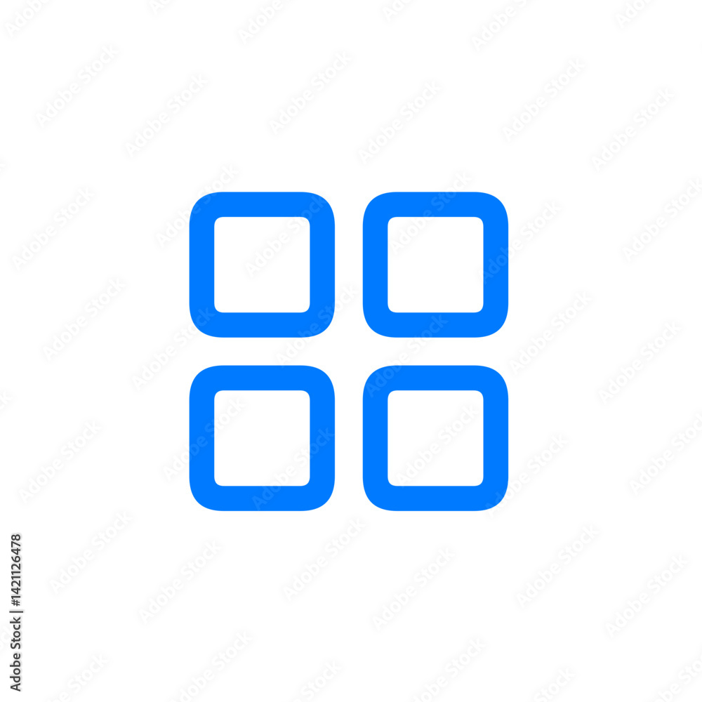 Square Grid 2x2 Icon Square Grid 2x2 Icon