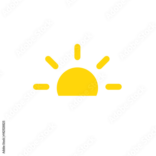 Filled Sunset Icon
