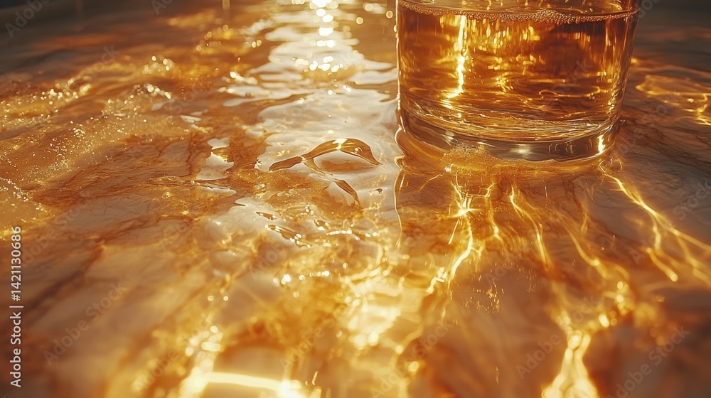A glass of whiskey sitting on top of a table A glass of whiskey sitting on top of a table