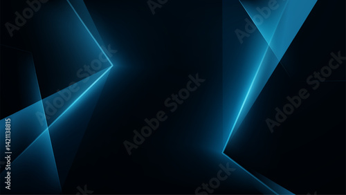 Digital Ads. Modern abstract technology, tech banner, corporate business concept, hi-tech background, business presentation or landing page