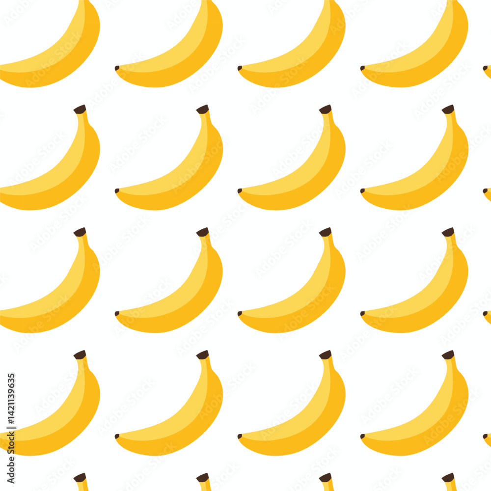 Bananas seamless pattern vector Bananas seamless pattern vector
