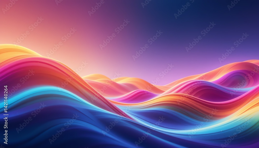 Abstract Colorful Waves Background Digital Art Vibrant Hues Swirling Design Abstract Colorful Waves Background Digital Art Vibrant Hues Swirling Design
