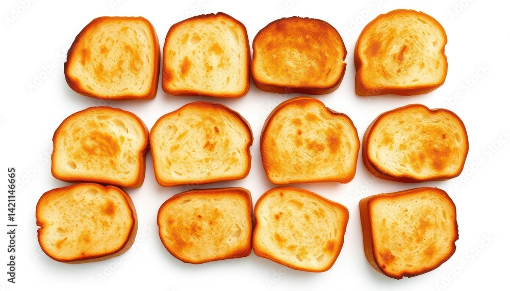 Toasted Bread Slices (4) Toasted Bread Slices (4)