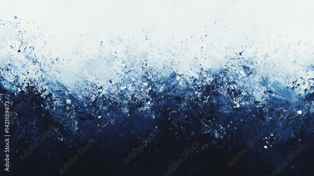 Obraz premium Abstract blue water splash texture background.