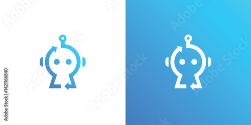 Trading Robot Logo Design