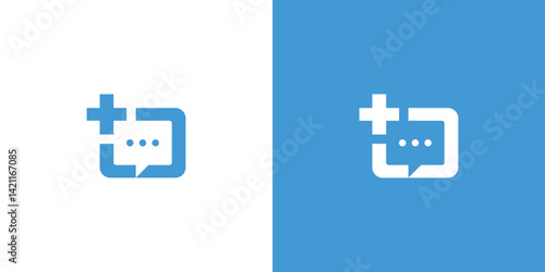 Doctor Chat or Medical Chat Logo Design