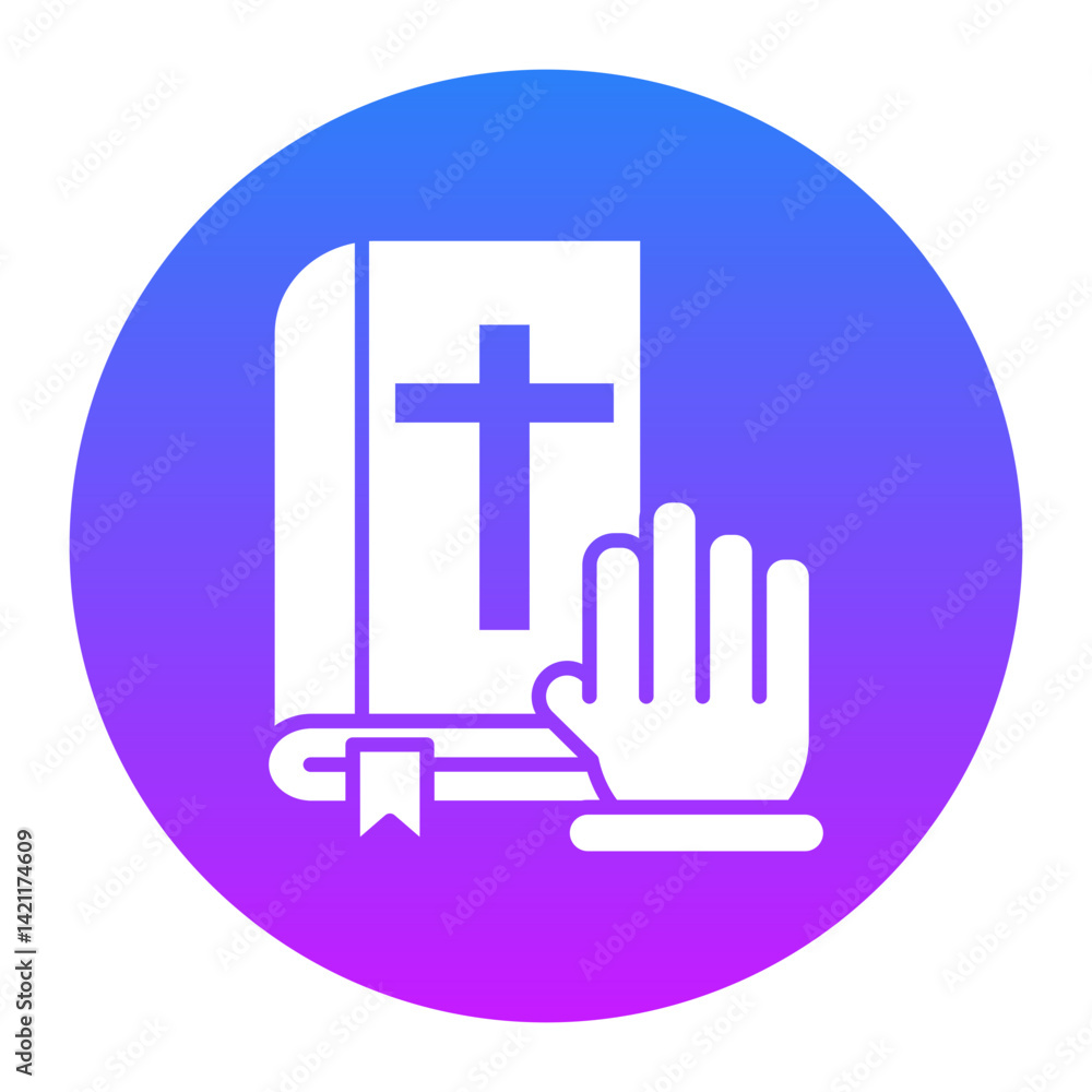 Obraz premium Oath Icon