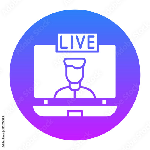 User Live Streaming Icon