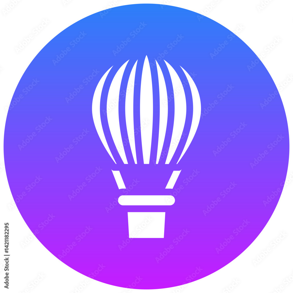 Fototapeta premium Sky Diver Icon