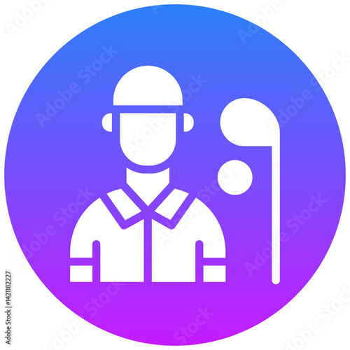 Golf Player Icon