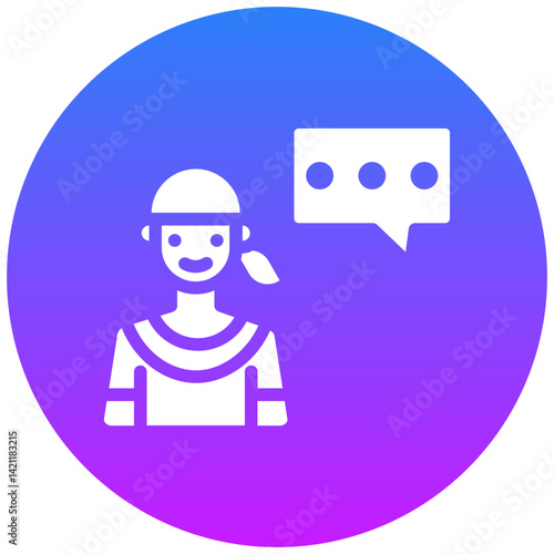 Woman Speech Icon