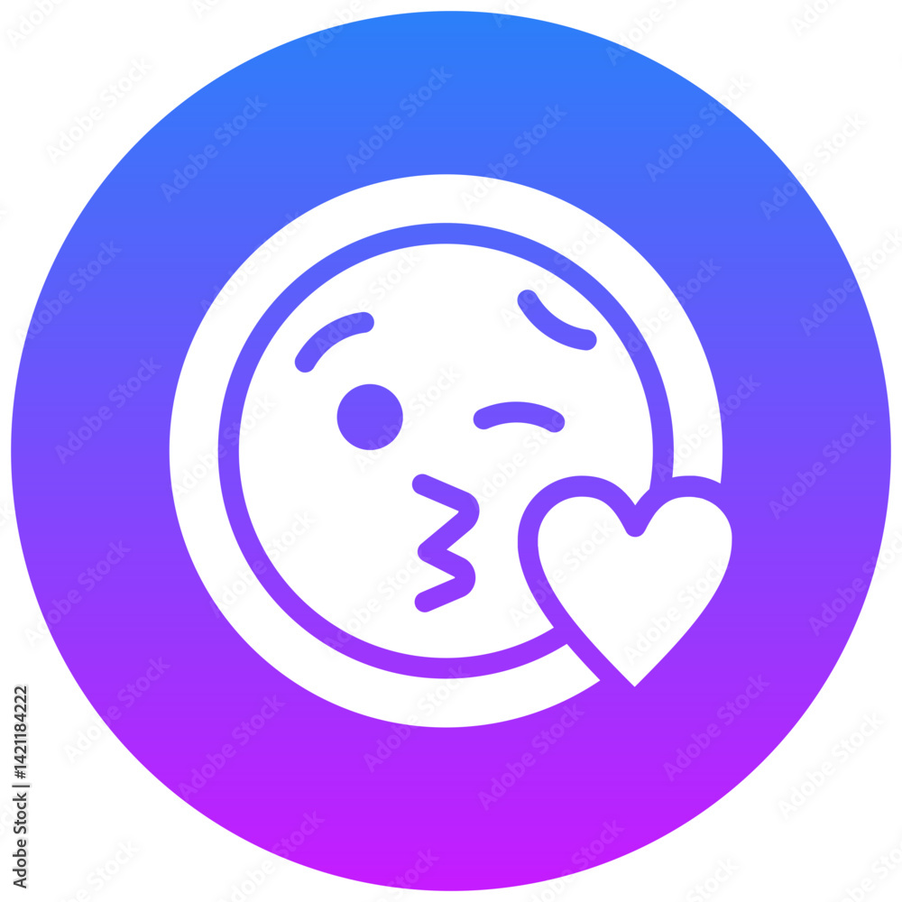 Face Blowing a Kiss Icon Face Blowing a Kiss Icon