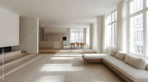 empty room with a window