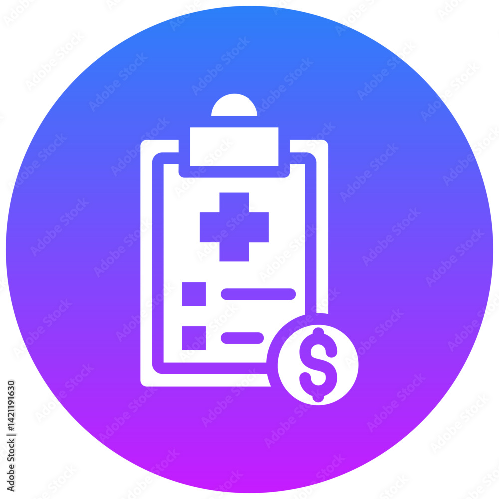 Medical Bill Icon Medical Bill Icon