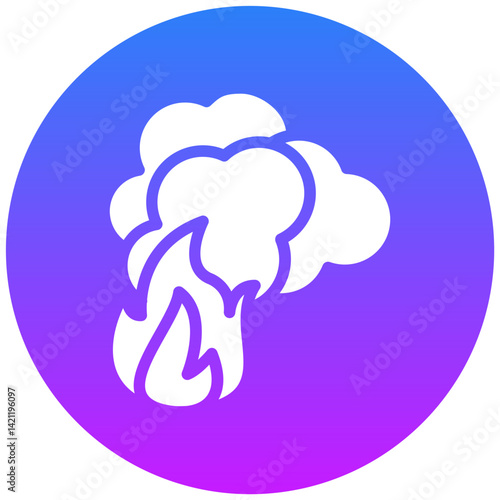 Fire Pollution Icon