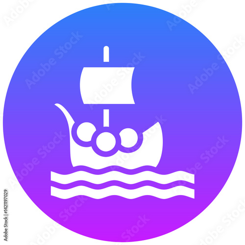 Viking Ship Icon
