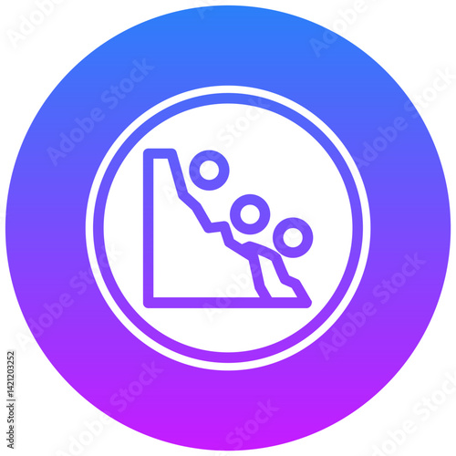 Falling Rocks Icon