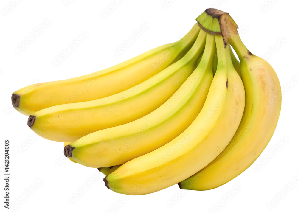 Bunch of bananas isolated on transparent background Generative Ai.
Bunch of bananas isolated on transparent background Generative Ai.