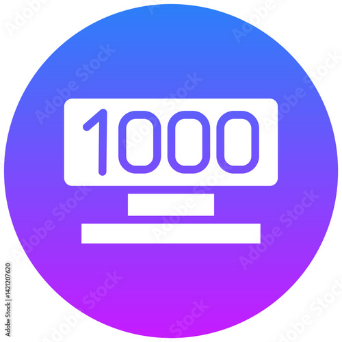 Taxi Meter Vector Icon