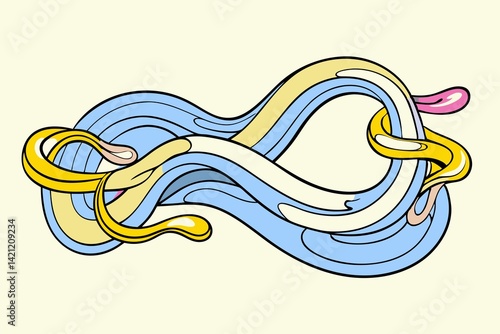 hand drawn vector illustration of an eagle