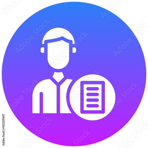 Legal Advisor Vector Icon