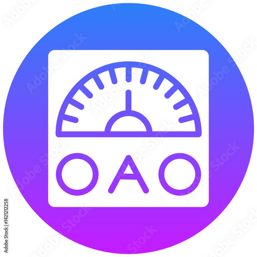 Ammeter Vector Icon