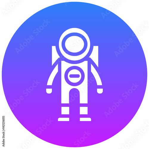 Astronaut Flying Icon