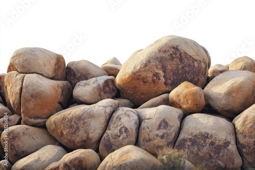 PNG file of thick boulders layered in a visually stunning way