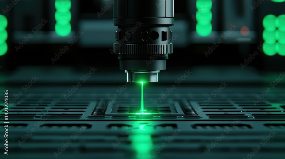 Advanced Laser Technology in Innovative Manufacturing Process with Bright Green Light Emission Advanced Laser Technology in Innovative Manufacturing Process with Bright Green Light Emission